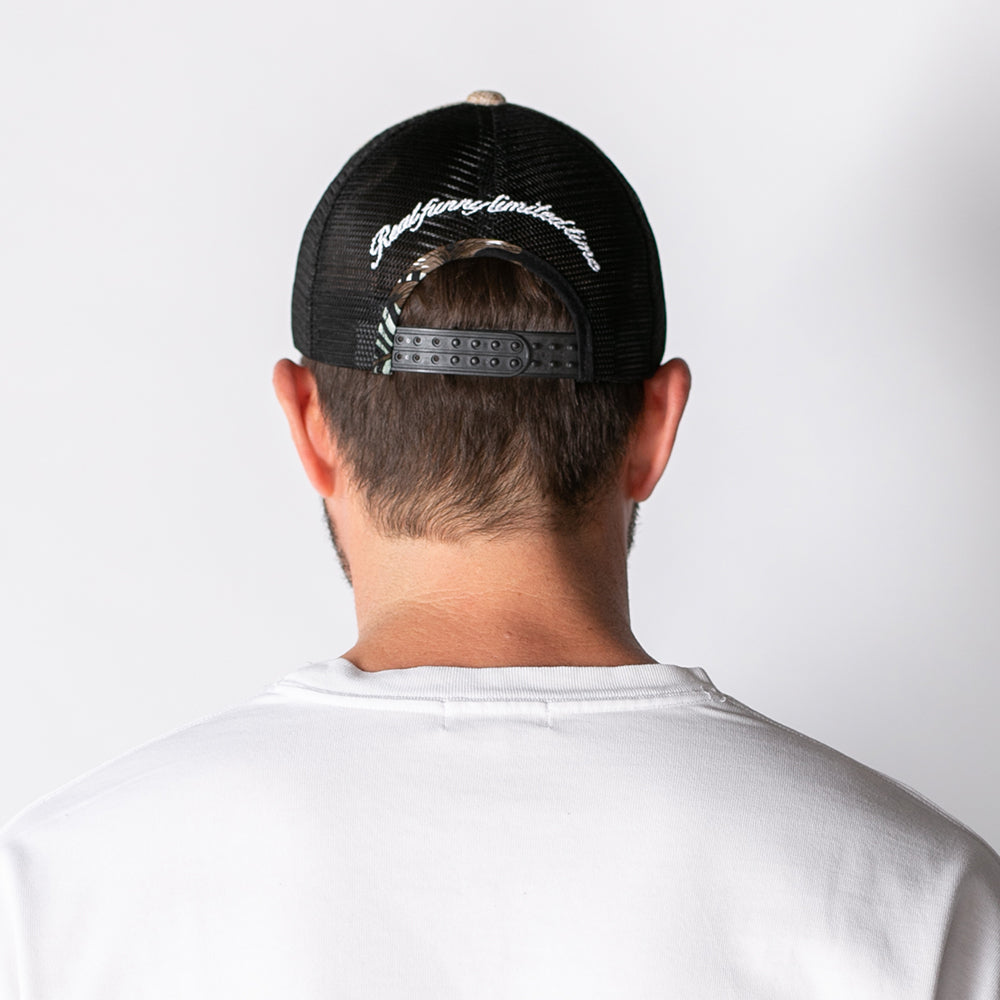 フェイクリネンEMB メッシュCAP