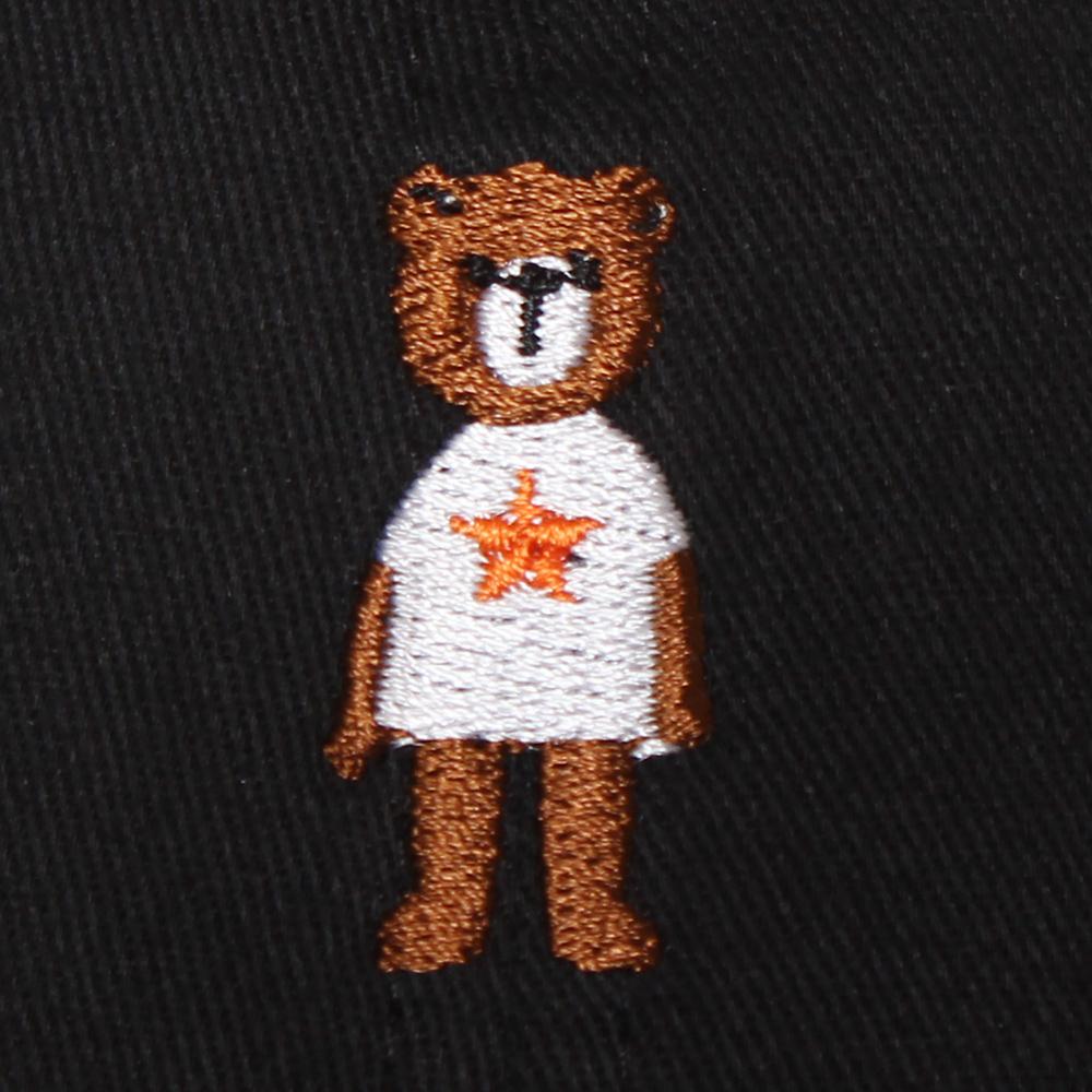 ツイル動物キャラ刺繍キャップ