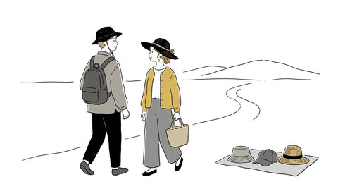 読みもの 旅行帽子の選び方｜折りたたみやすさ・機能性・目的別のポイントを解説 article thumbnail