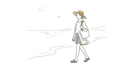 読みもの 海やビーチで使いやすい帽子の選び方｜メリットと選ぶポイント article thumbnail