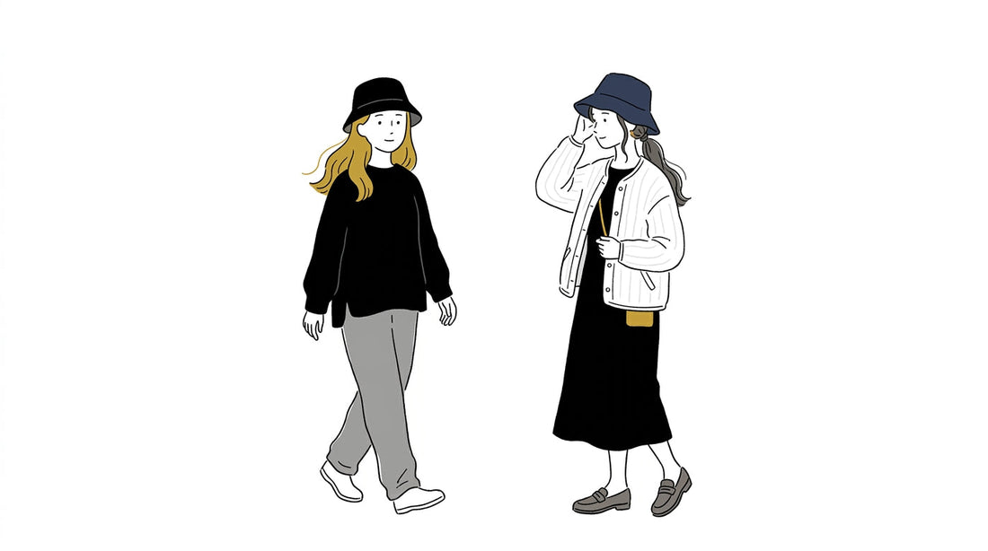 読みもの バケットハットで大人可愛いを目指すコーディネート術 article thumbnail