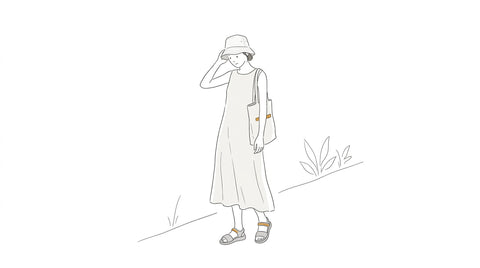 読みもの 春夏に取り入れたい白帽子コーデのポイント article thumbnail