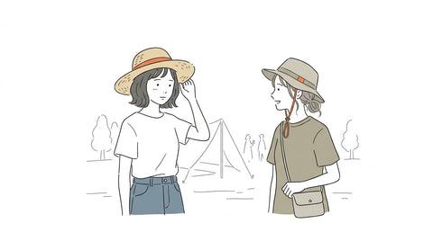 読みもの 夏のフェス気分を楽しむ帽子コーデ article thumbnail