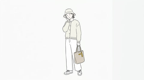 読みもの ちょっとつば長めのバケットハットでさりげなくUVケア article thumbnail