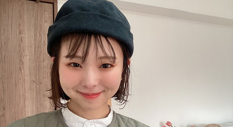大人かわいいを作る帽子と髪型の組み合わせ