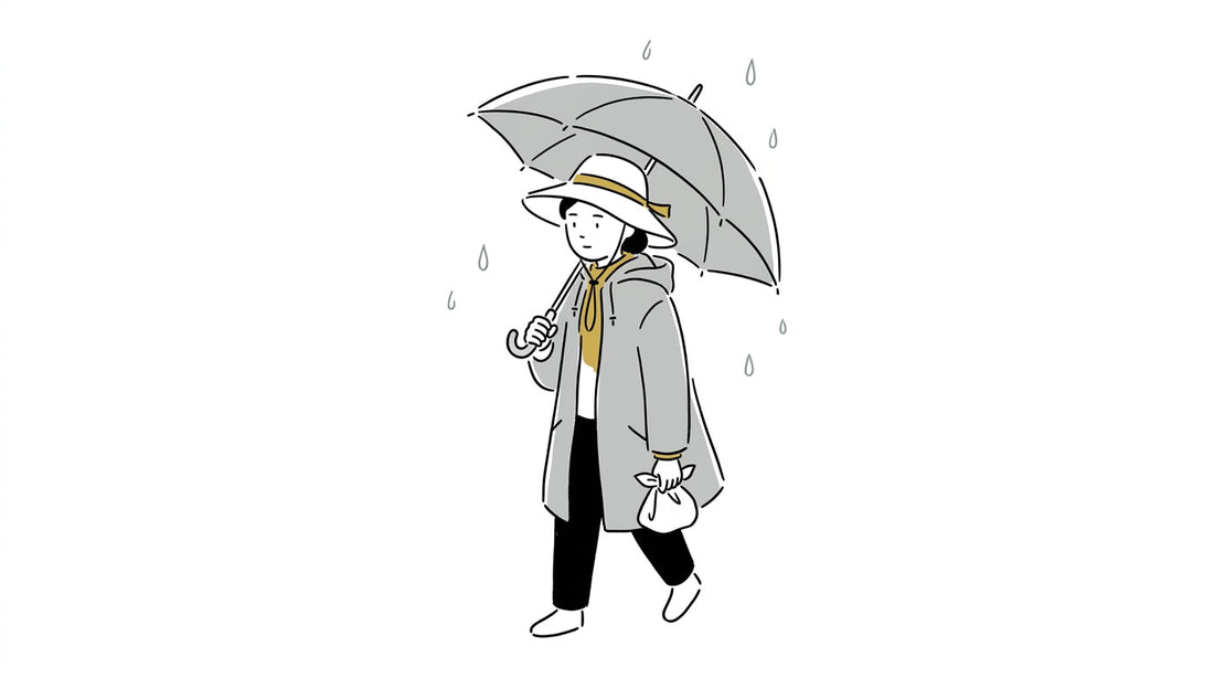 梅雨の雨の日でも使える帽子の選び方とお手入れ術