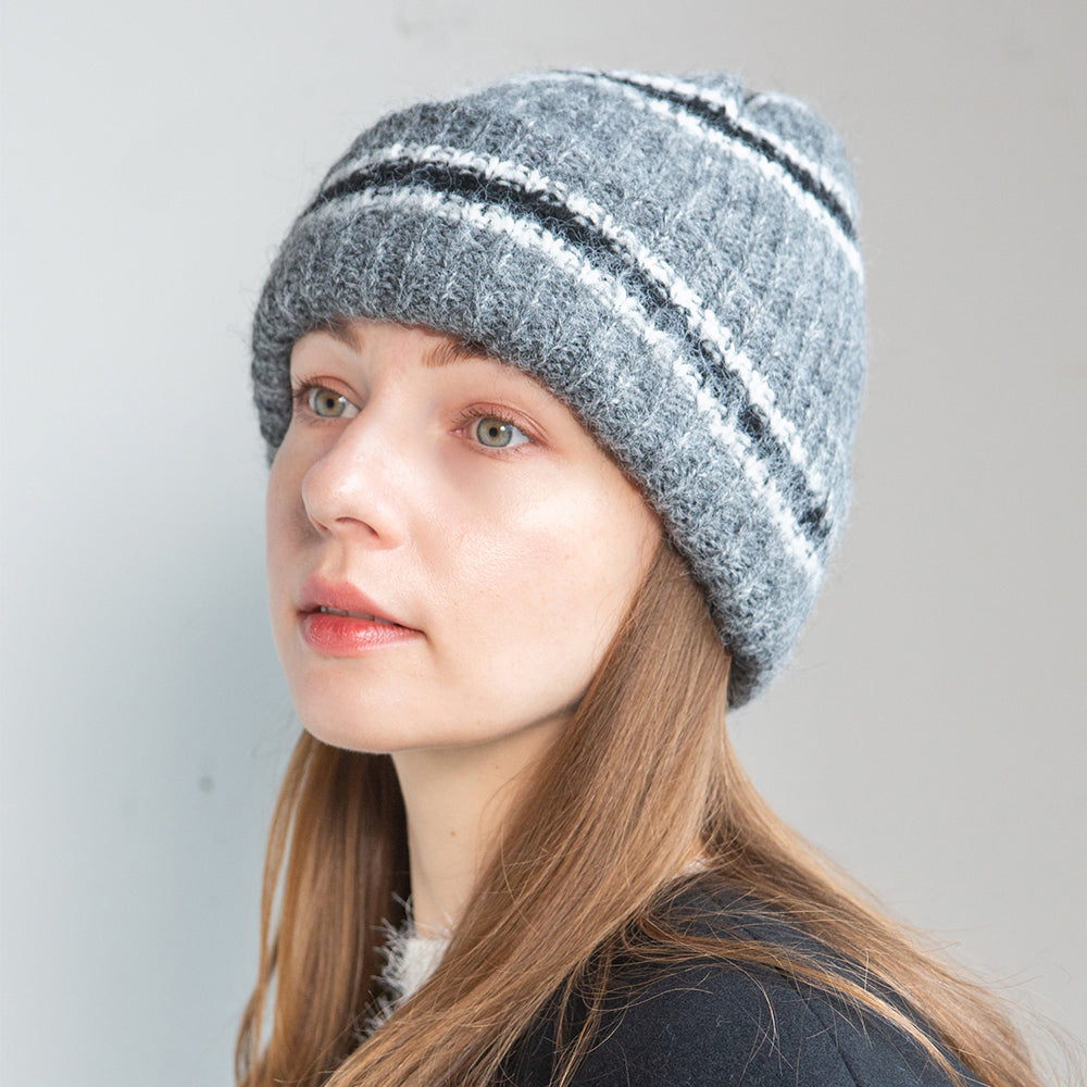 Mohair Ski Knit Beanie