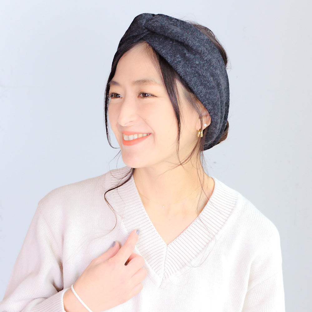 スムース生地ヘアバンド