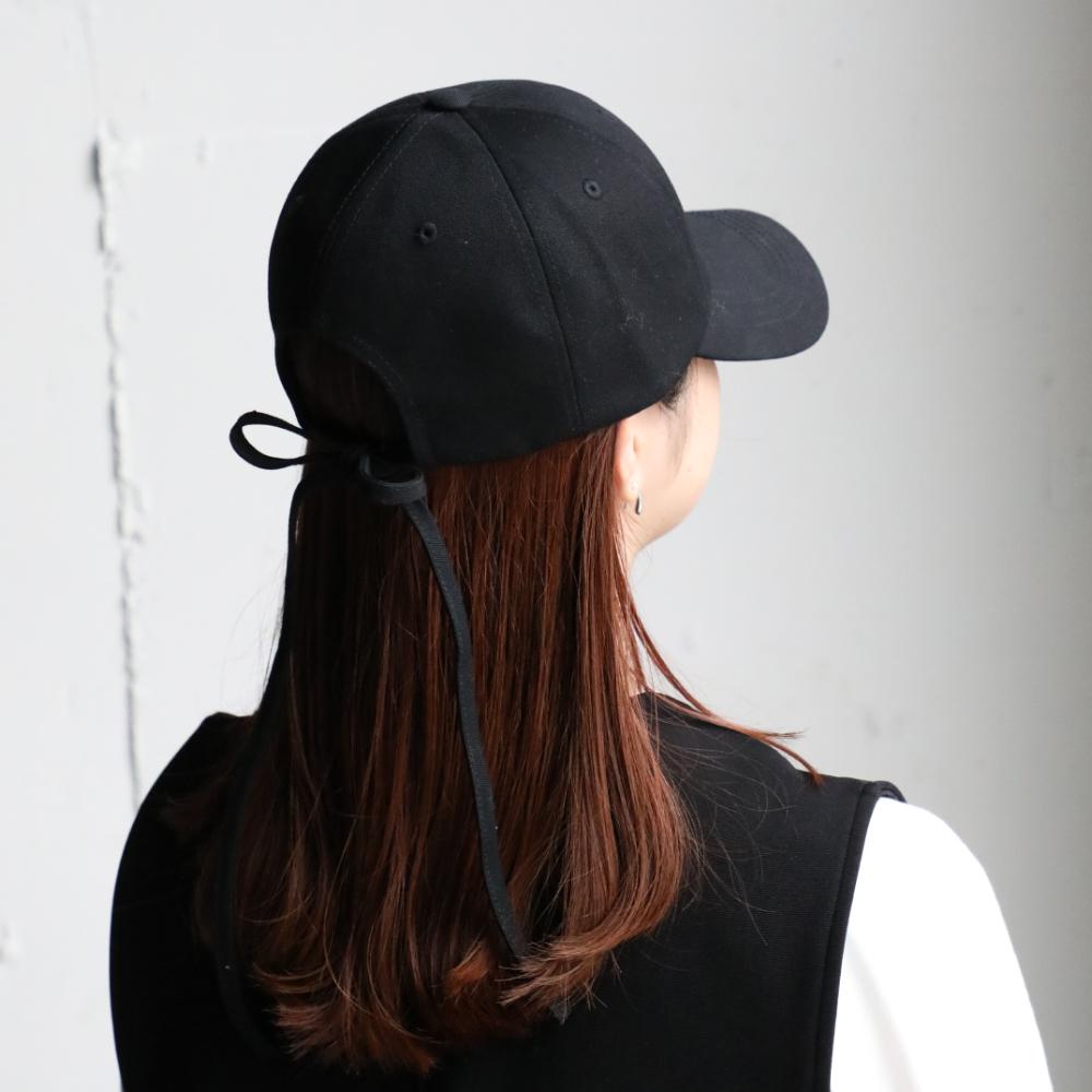 細バックリボンキャップ