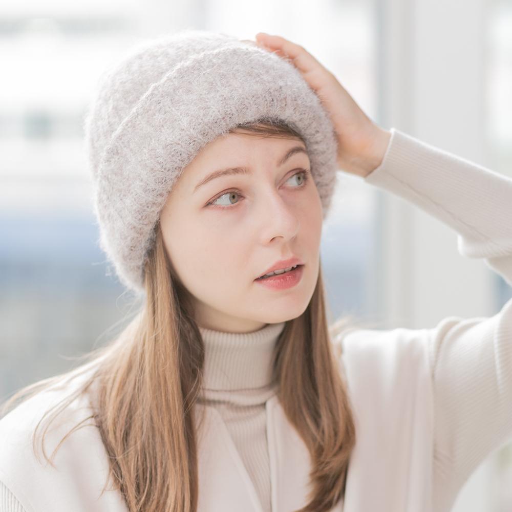 Assorted Mohair Knit Beanie