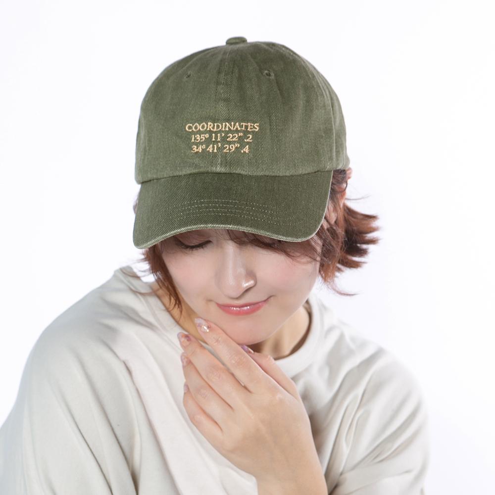 刺繍ウォッシュキャップ