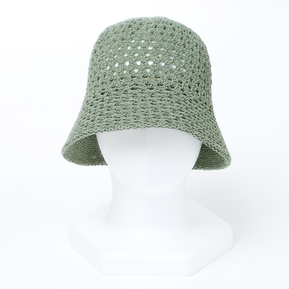 編み込みニットバケットHAT