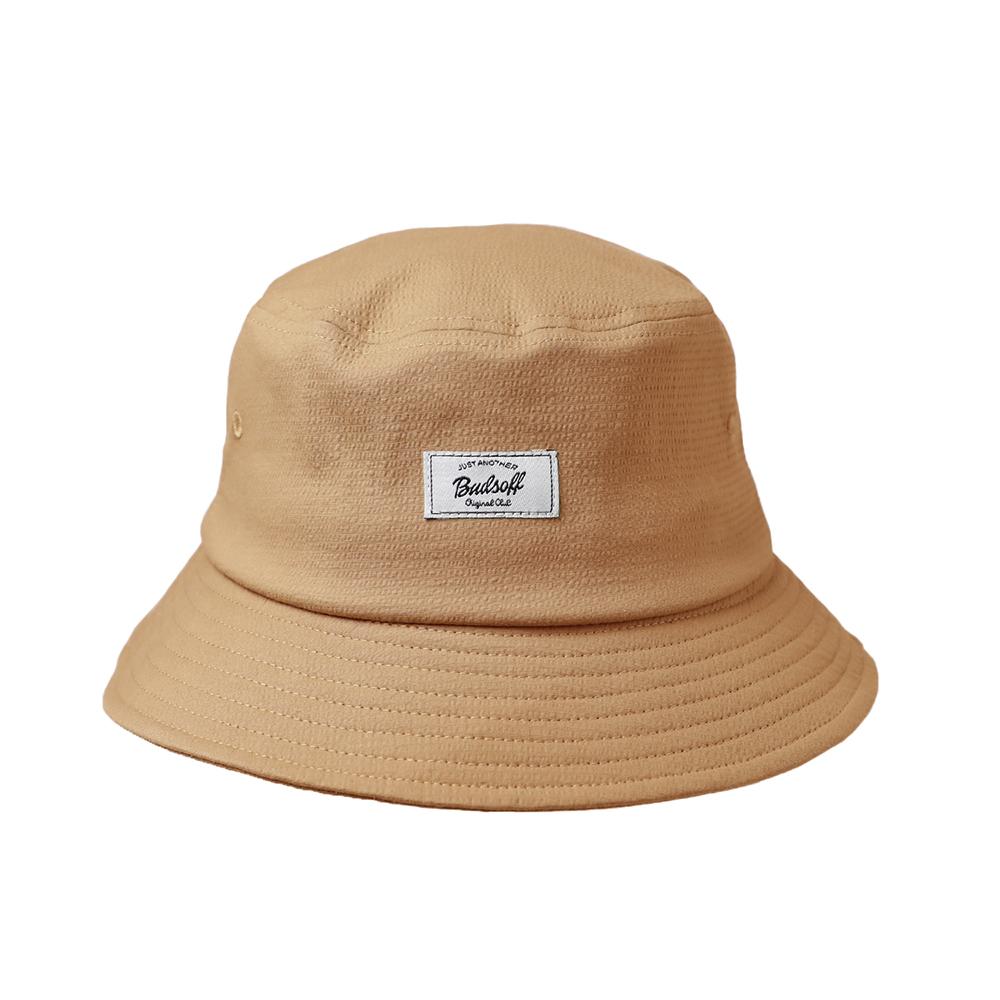 シアサッカーワッペンバケットHAT