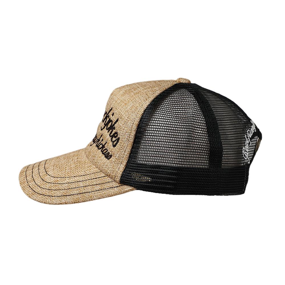 フェイクリネンEMB メッシュCAP