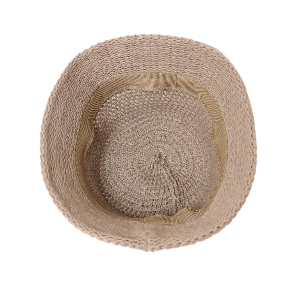 ウール混編み込みニットHAT