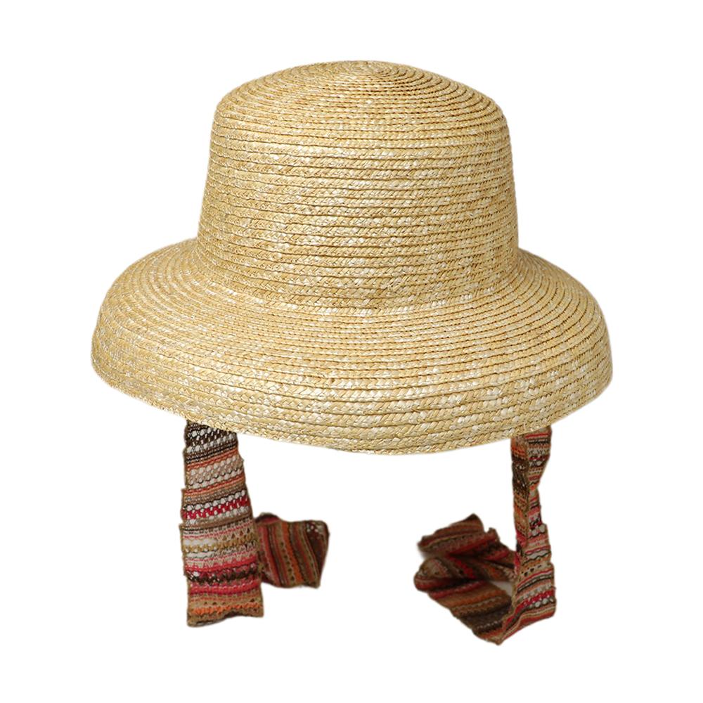 square straw hat