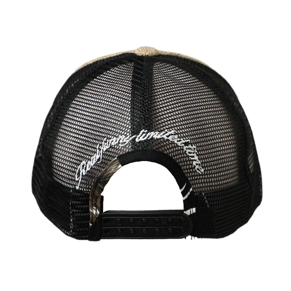 フェイクリネンEMB メッシュCAP