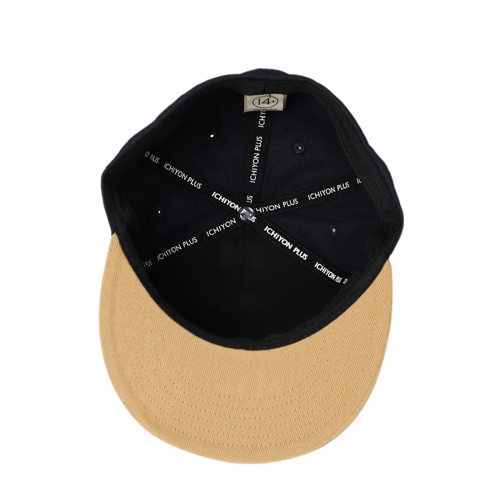 IP刺繍フラットバイザーツートンCAP