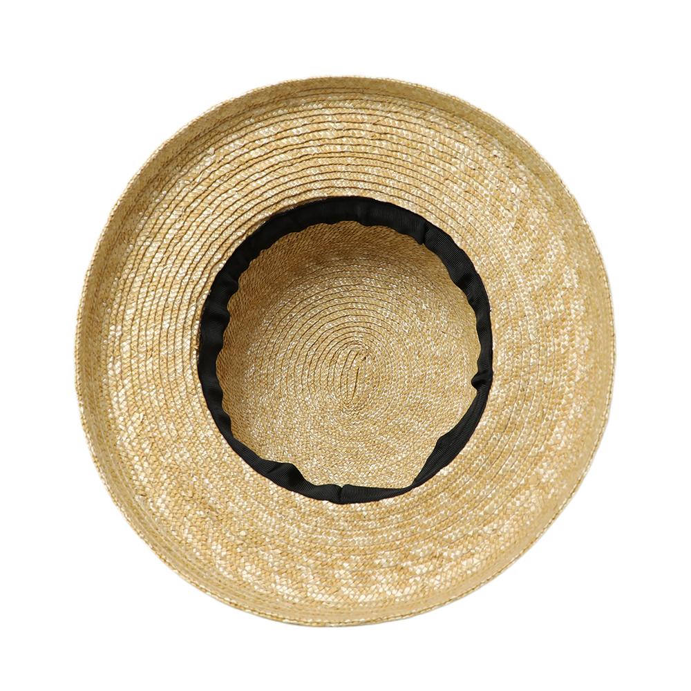 square straw hat