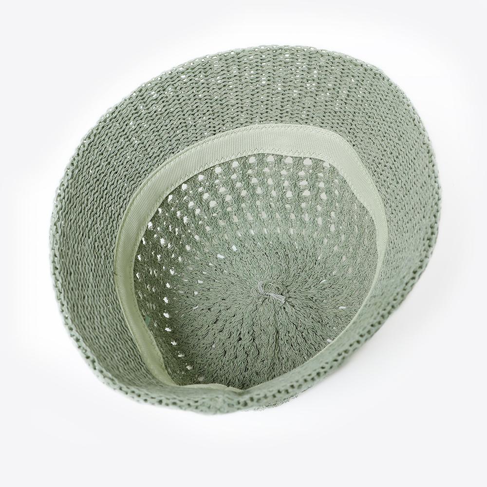 編み込みニットバケットHAT