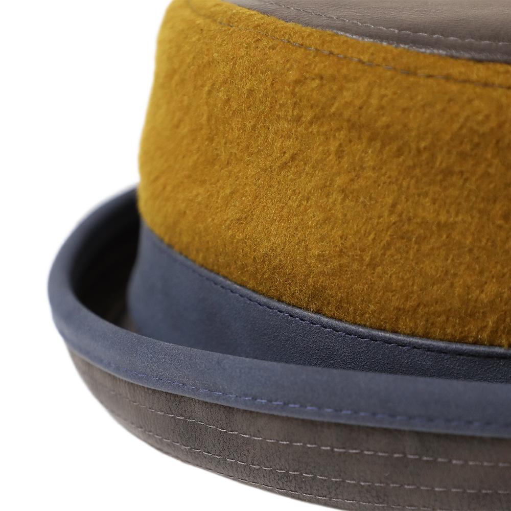 MIX PATCH PORKPIE HAT