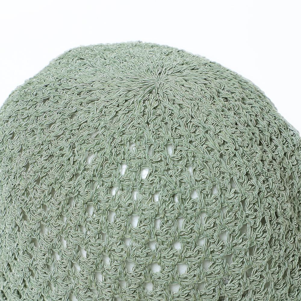 編み込みニットバケットHAT