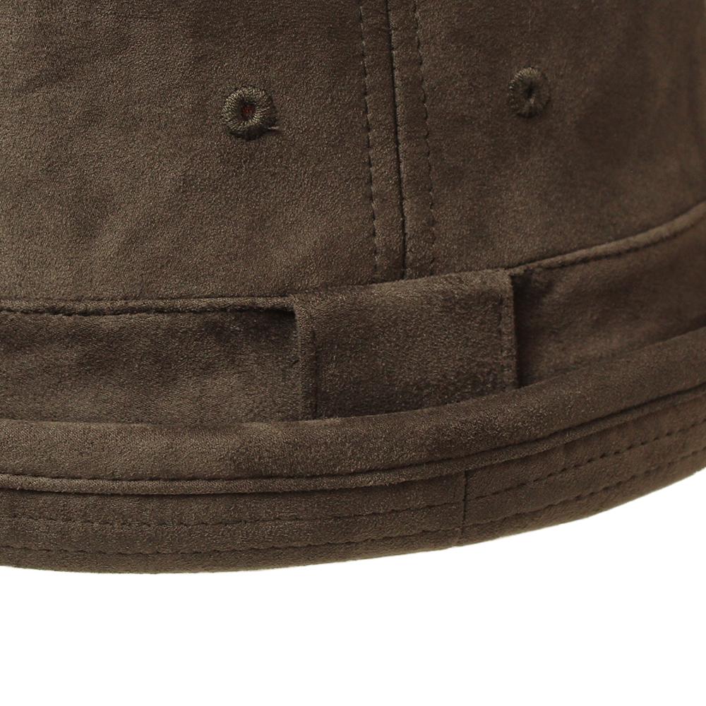 FAKE SUEDE PORKPIE HAT