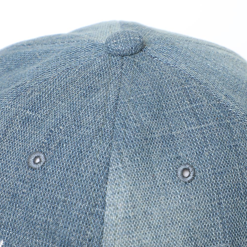 デニム刺繍キャップ