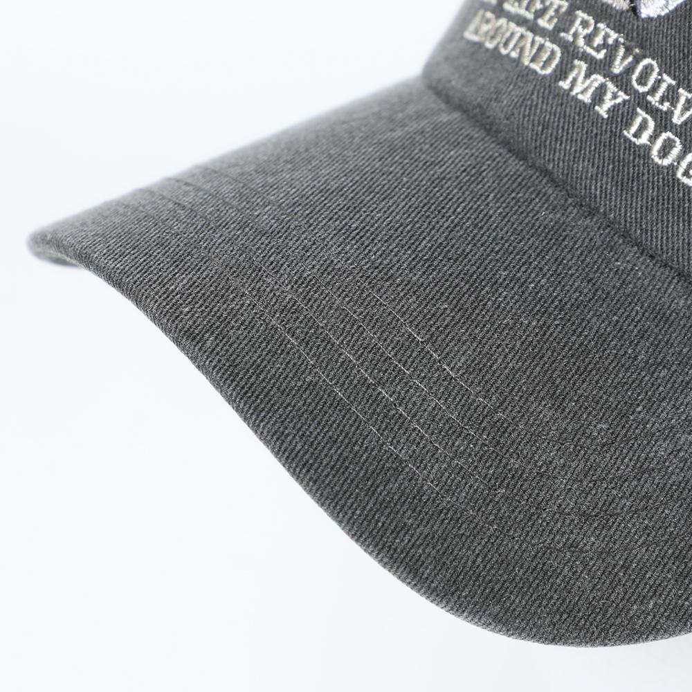 プードル刺繍CAP