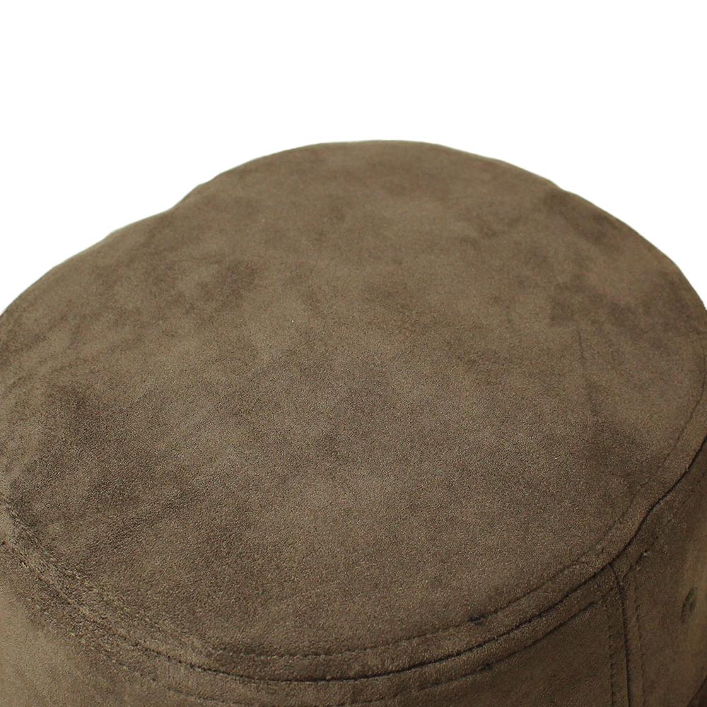 FAKE SUEDE PORKPIE HAT