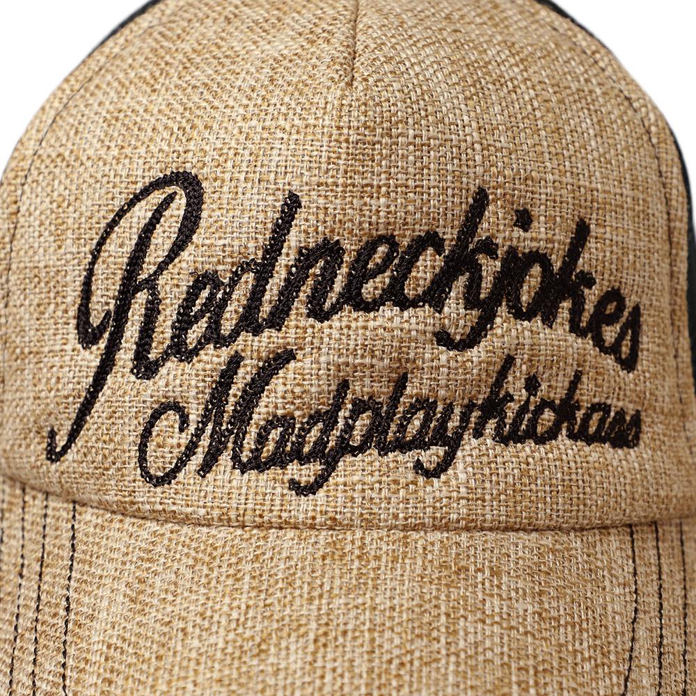 フェイクリネンEMB メッシュCAP