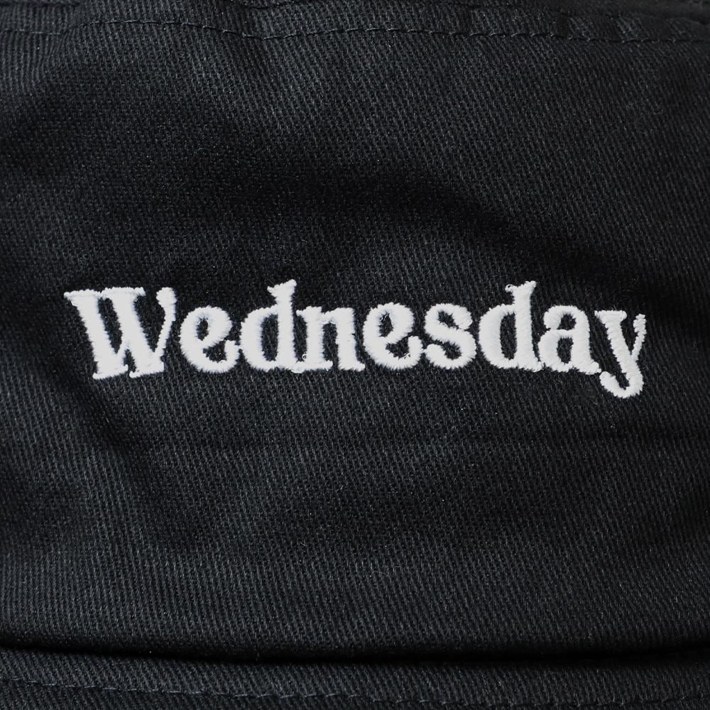 Wednesdayカラーリング刺繍バケハ