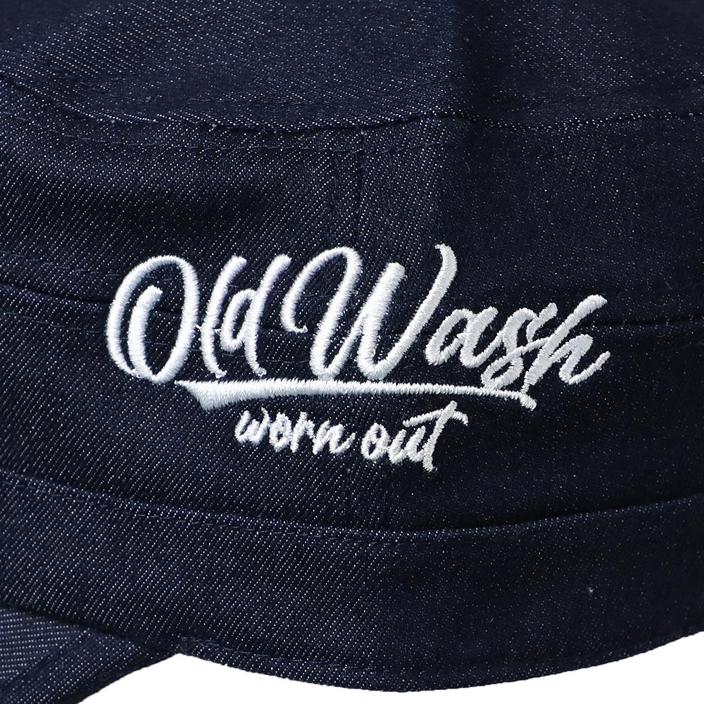 デニムサイドEMB ポケッタブルレイルCAP