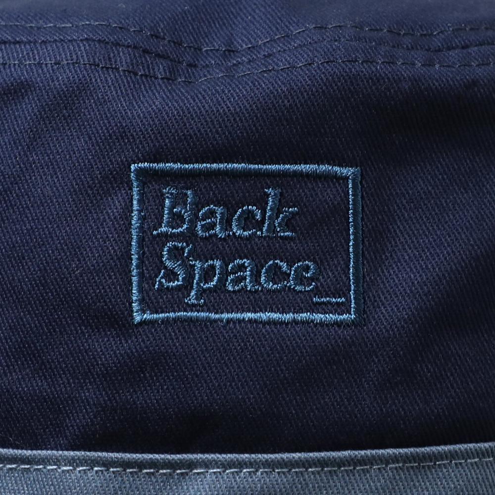 ツイル帯配色ロゴ刺繍バケット