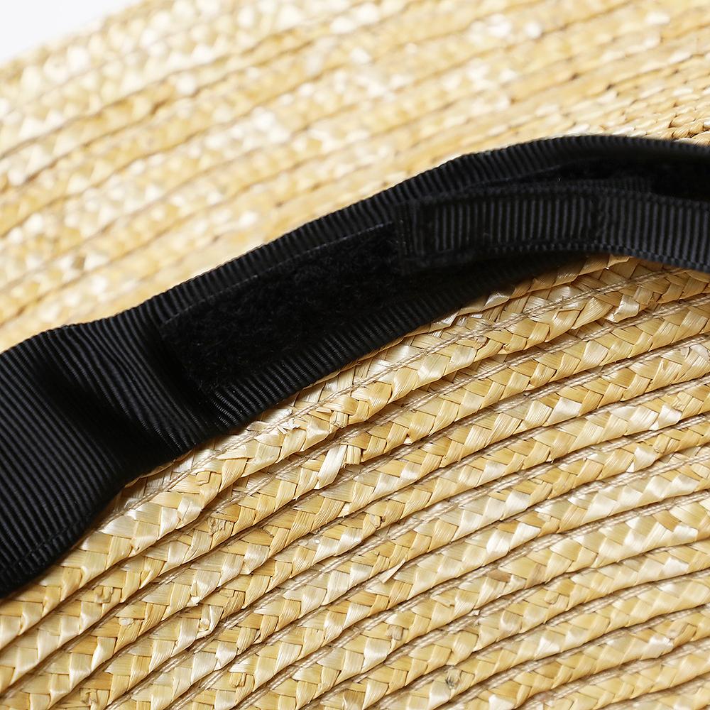 square straw hat