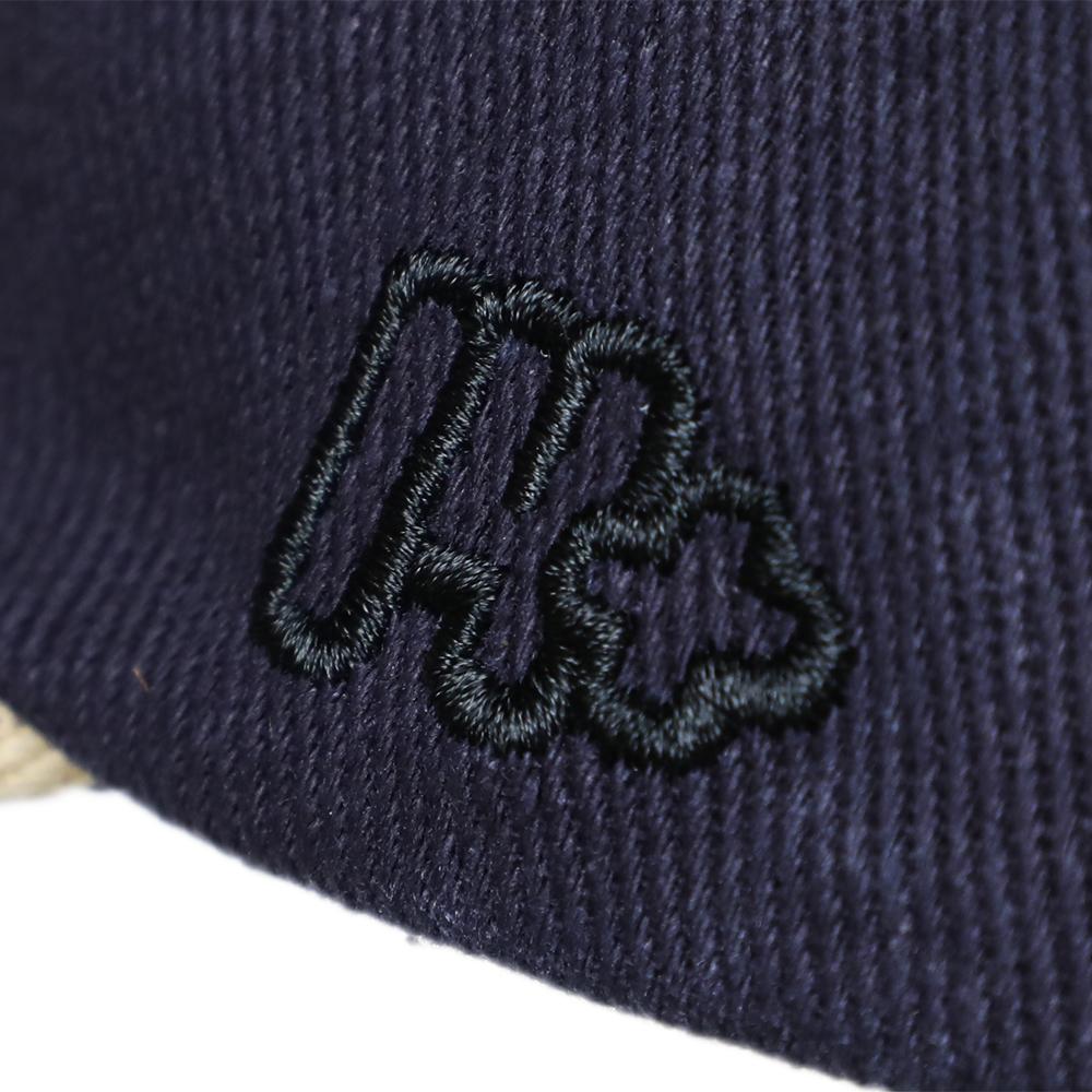 IP刺繍フラットバイザーツートンCAP