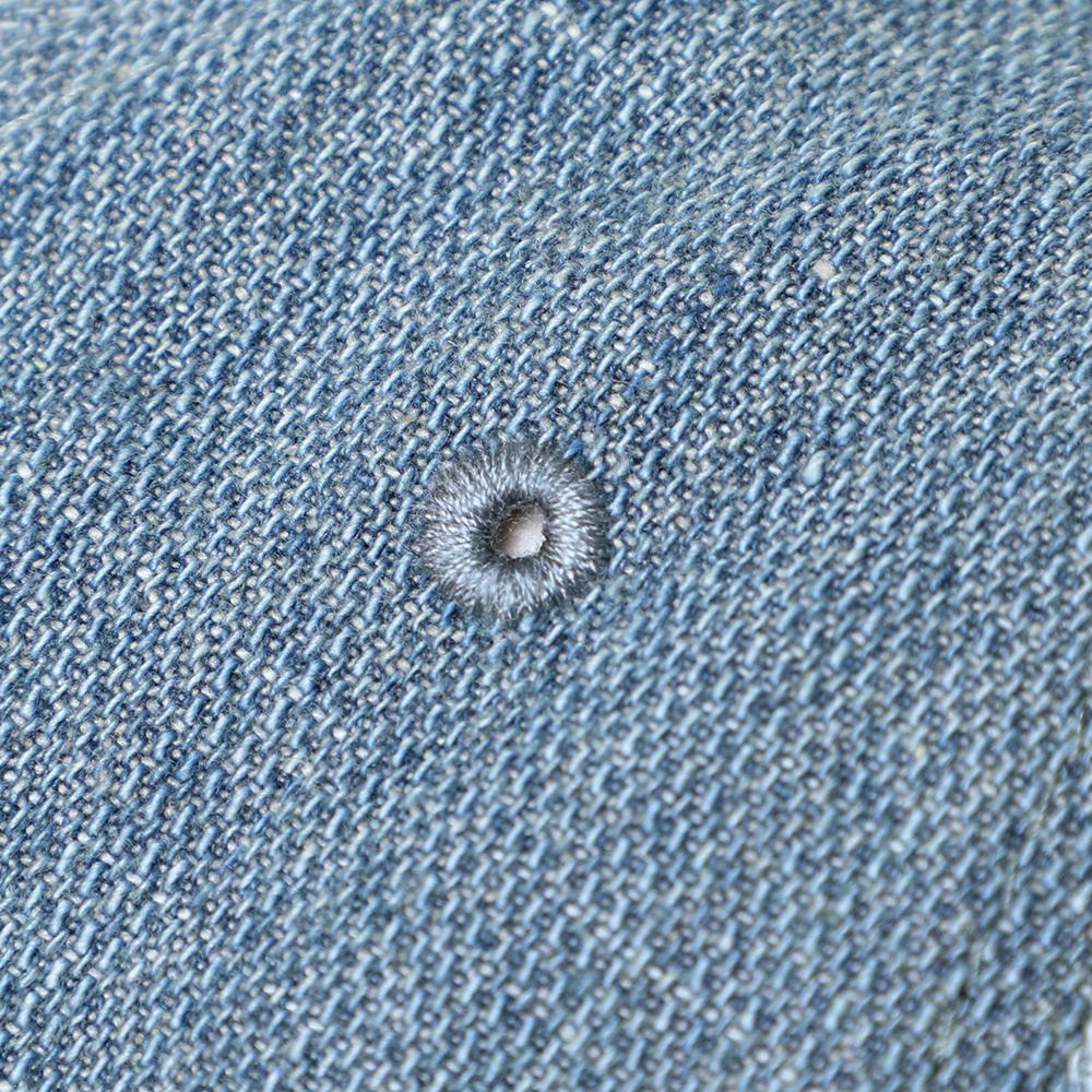 デニム刺繍キャップ