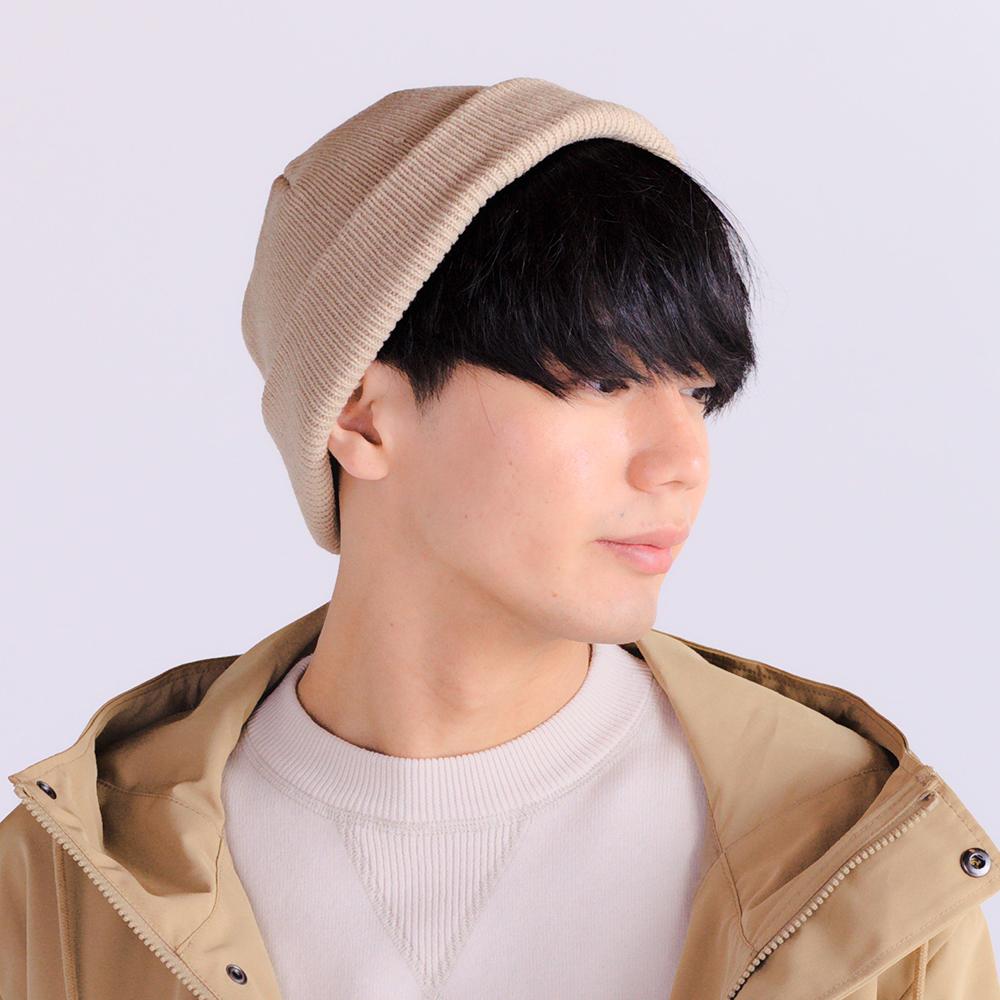 細編みシンプルショートニット