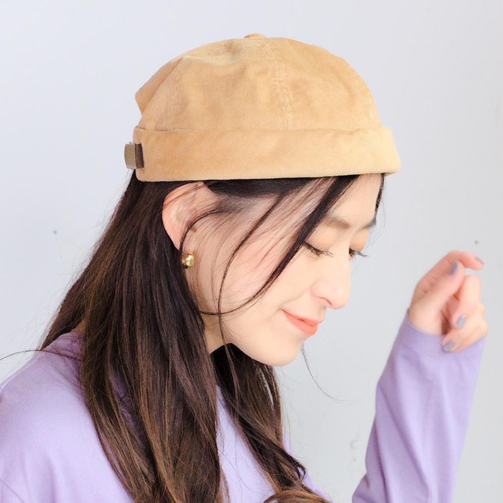 コーデュロイフィッシャーマンキャップ
