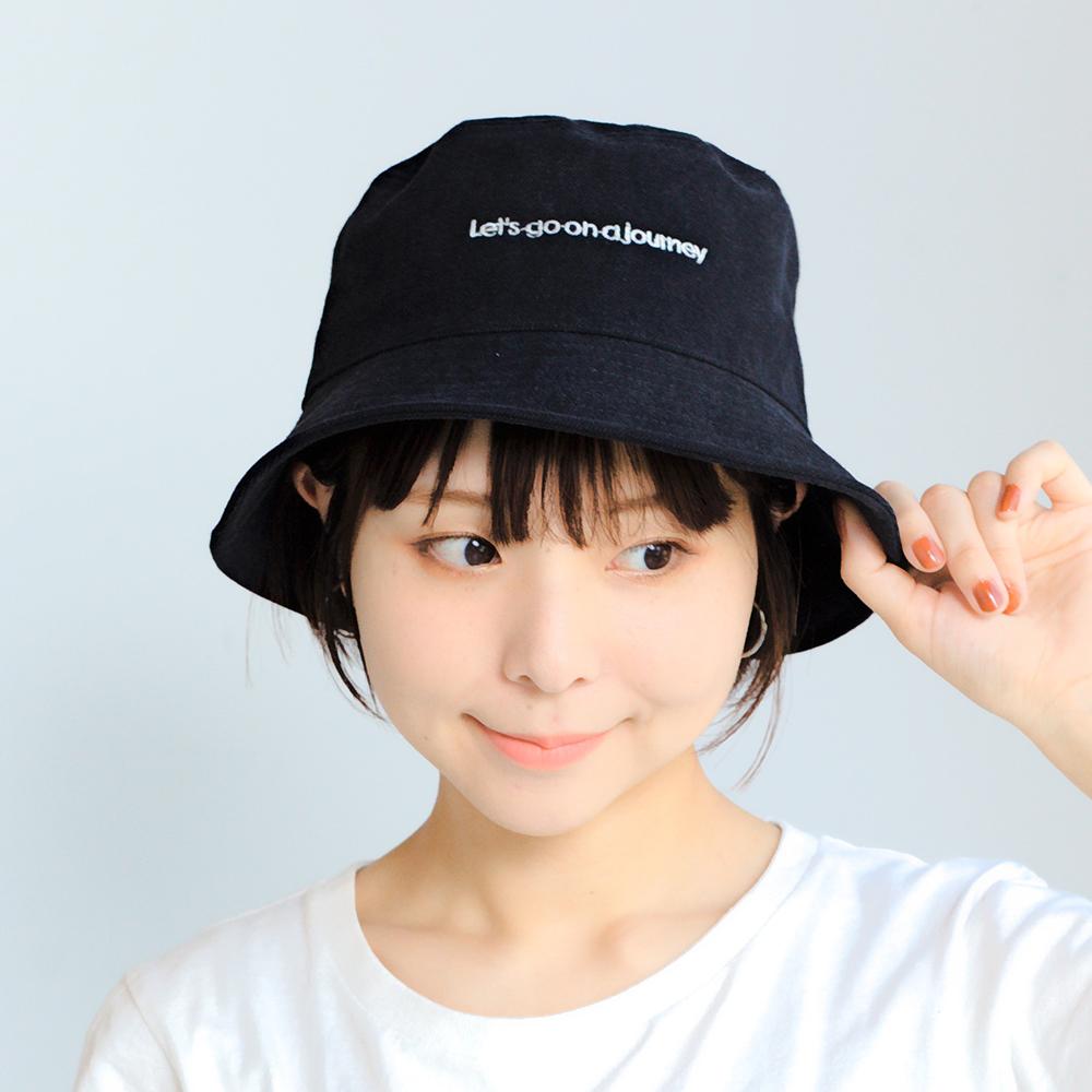 厚地ツイル刺繍バケハ