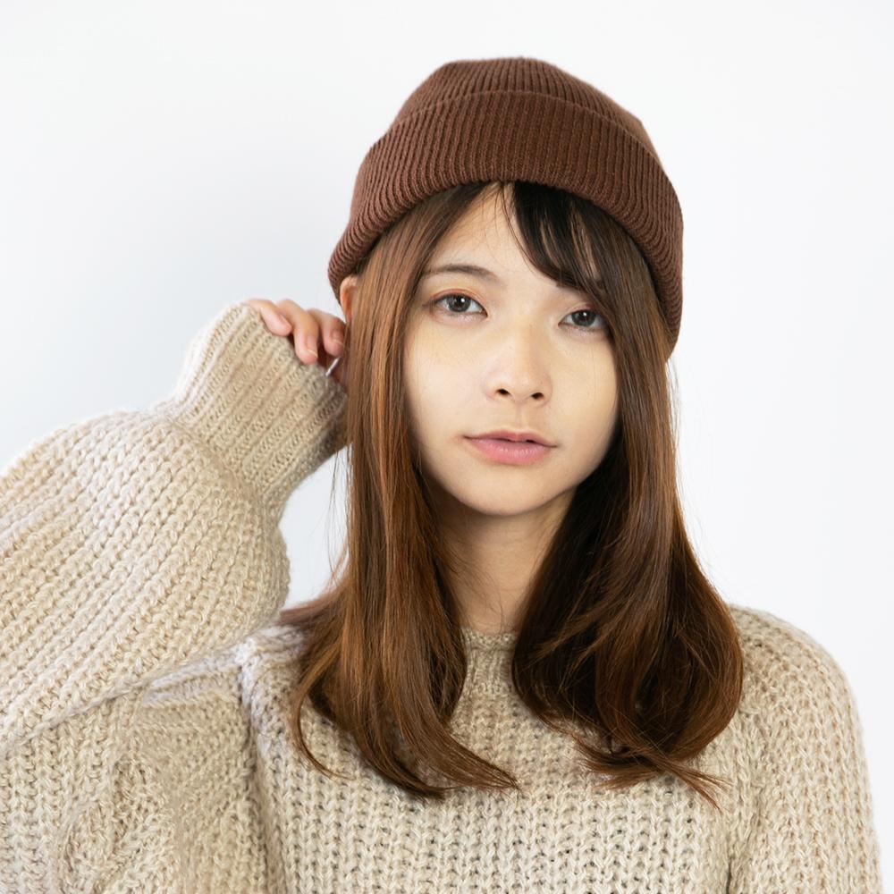 折返シンプルニットショートワッチ