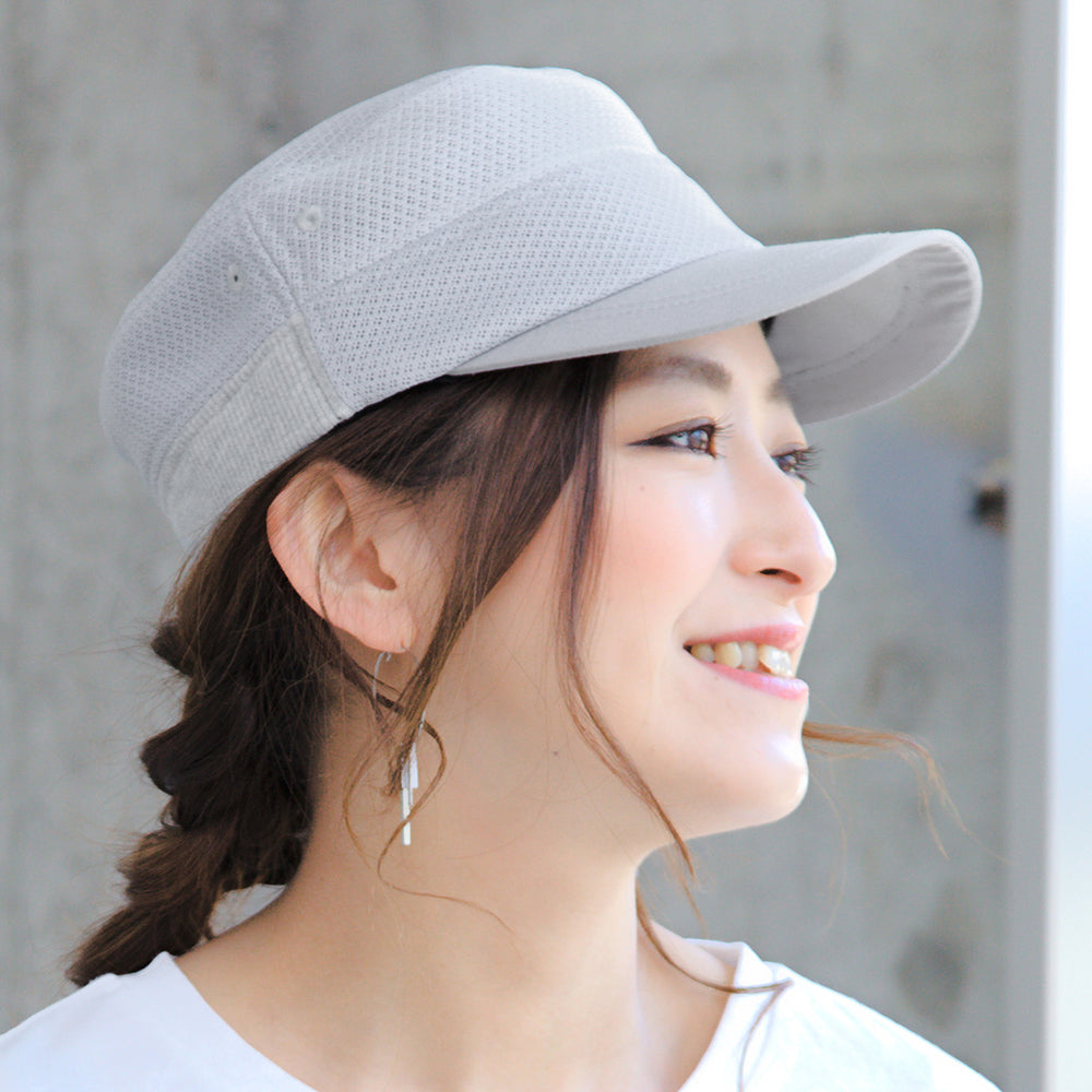 メッシュリブワークキャップ