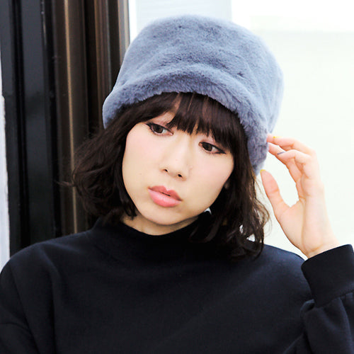 フェイクファーロシアン帽