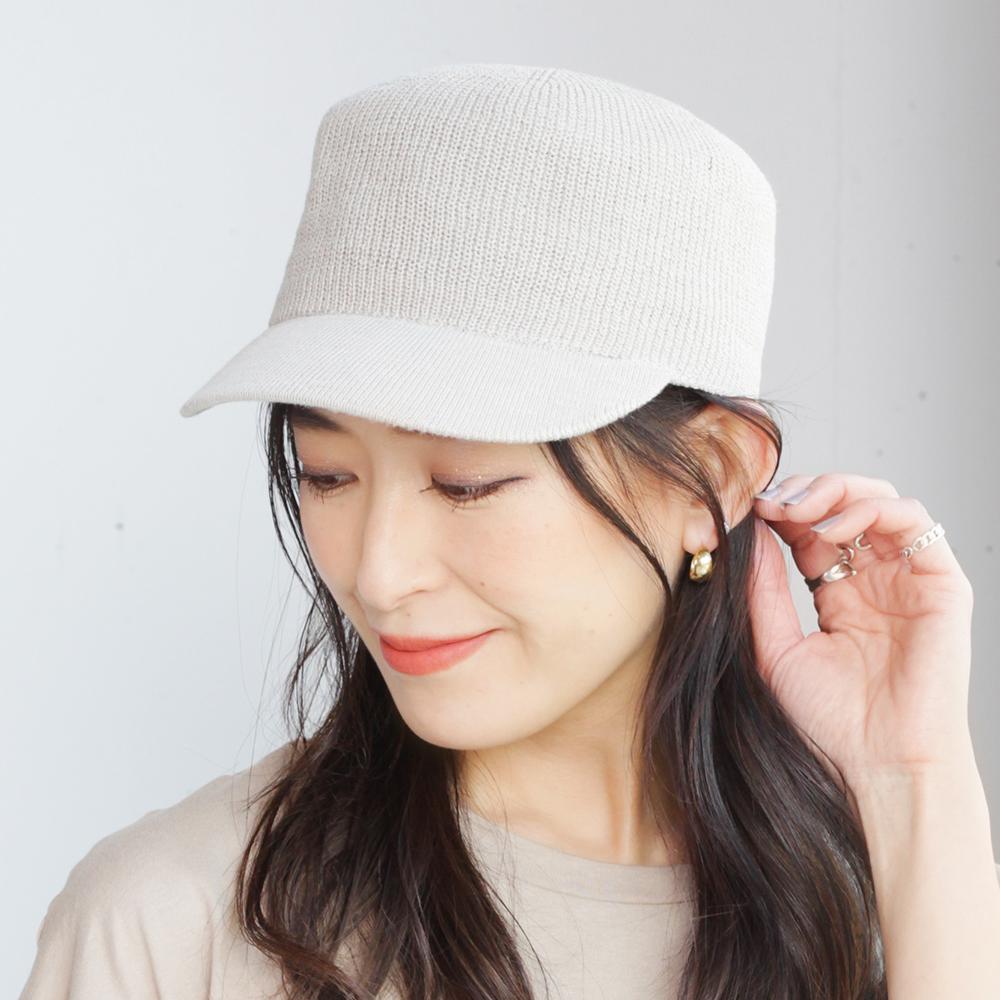 綿麻混サーモキャップ
