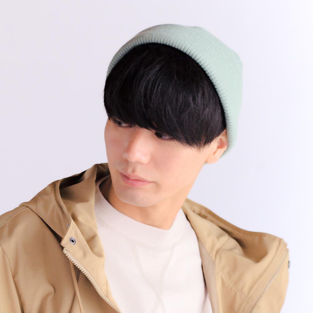 細編みシンプルショートニット