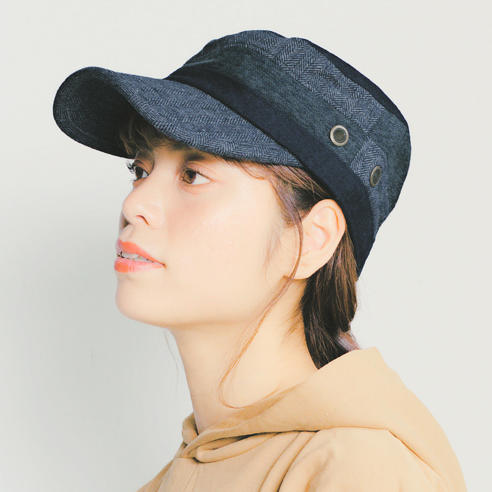 ヘリンボーンクレイジーレイルキャップ