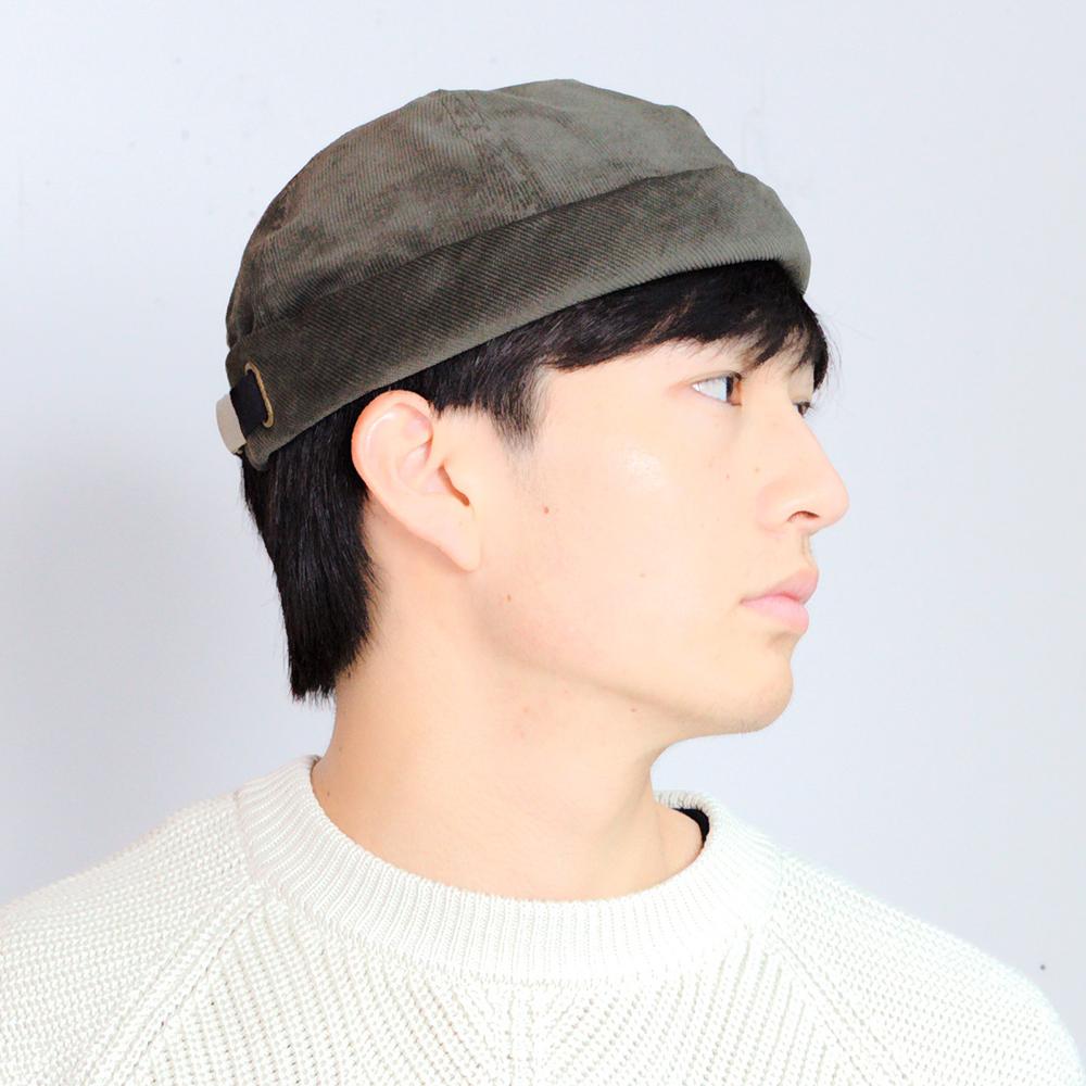 コーデュロイフィッシャーマンキャップ