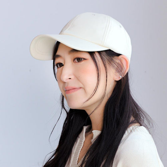 フェイクレザーキャップ