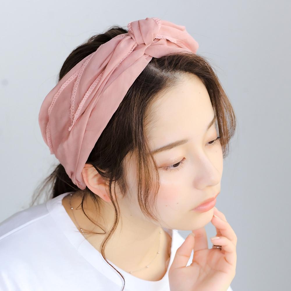 リボンナチュラルヘアバンド