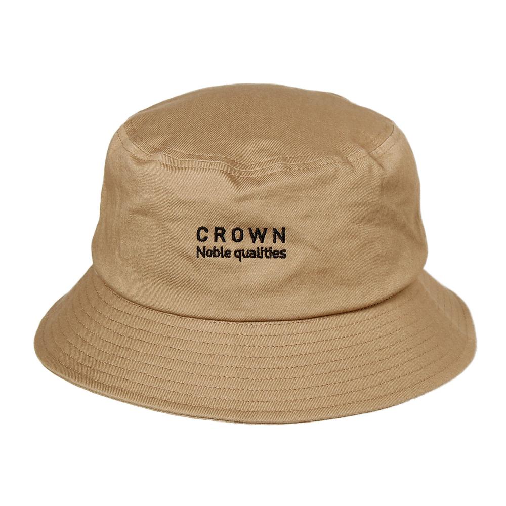 CROWN刺繍バケットハット